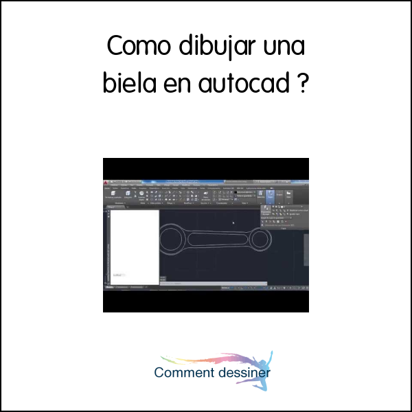 Como dibujar una biela en autocad